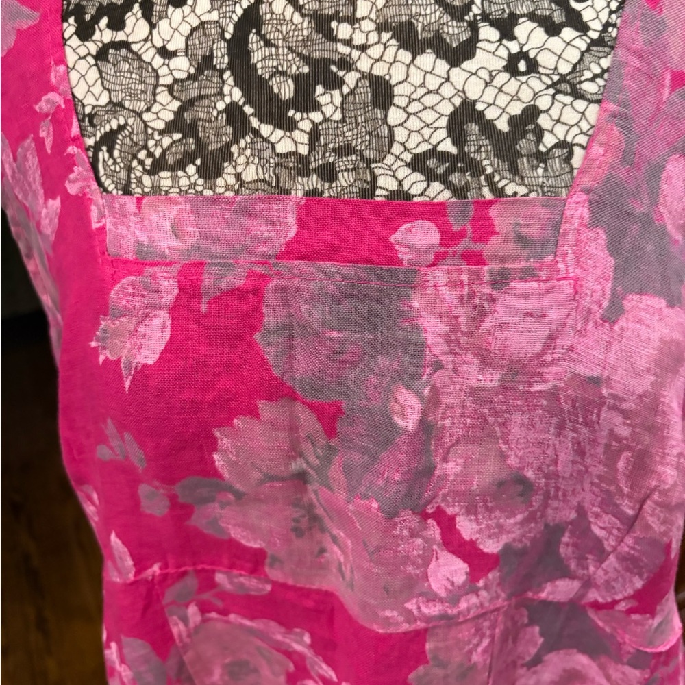Colette Floral Linen Sundress - Picture 5 of 11